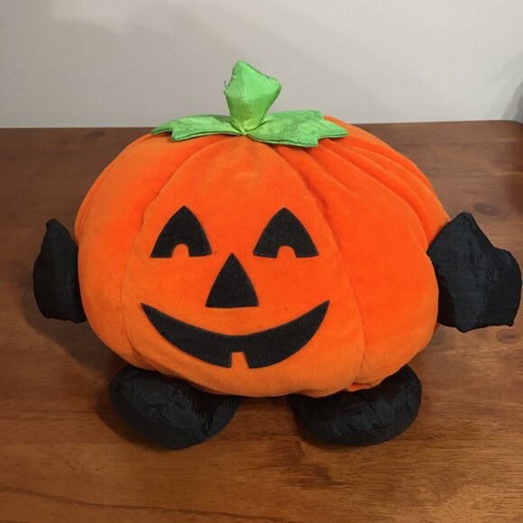 Pumpkin Jack-o-lantern Plush - Picture 4 of 4